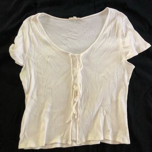 Madewell Tie Front Shirt Worn Once